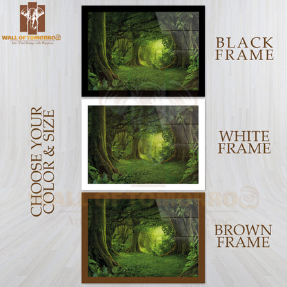 Deep Tropical Jungles of Southeast Asia in August High Quality Unframed Poster Print & Waterproof Poster Print Wall Décor