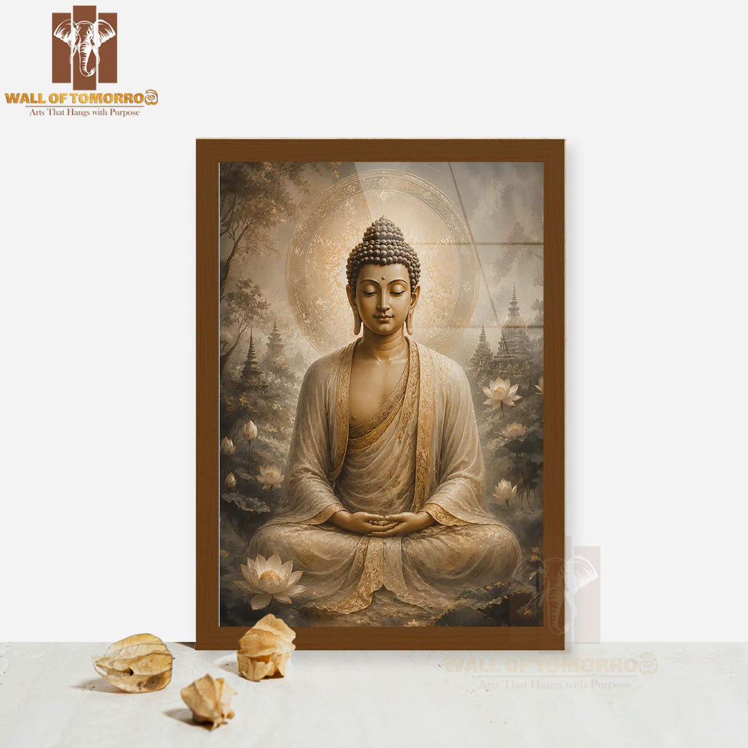 Lord Buddha Religious High Quality Glass Frame Wall Décors in Sri Lanka