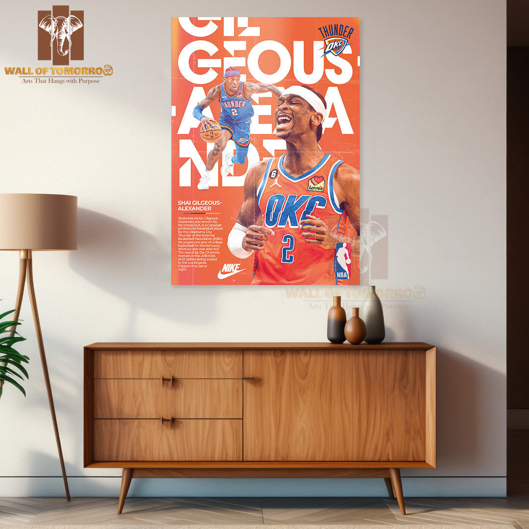 Famous Basketball Team Player Sports High Quality Unframed Poster Print & Waterproof Poster Print Wall Décor