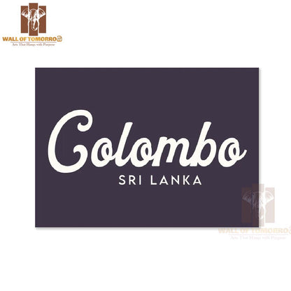 Colombo Sri Lanka Travel High Quality Unframed Poster Print & Laminated Poster Print Wall Décor