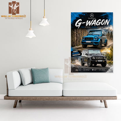 Mercedes-Benz G-Wagon Vehicle High Quality Unframed Poster Print & Waterproof Poster Print Wall Décor in Sri Lanka