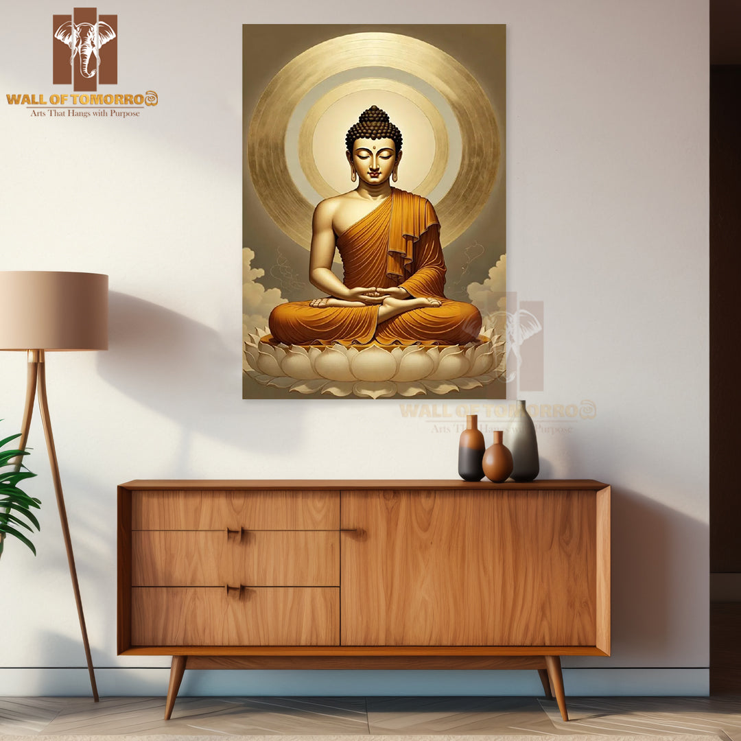 Lord Buddha Religious High Quality Unframed Poster Print & Waterproof Poster Print Wall Décor in Sri Lanka