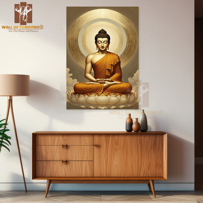 Lord Buddha Religious High Quality Unframed Poster Print & Waterproof Poster Print Wall Décor in Sri Lanka