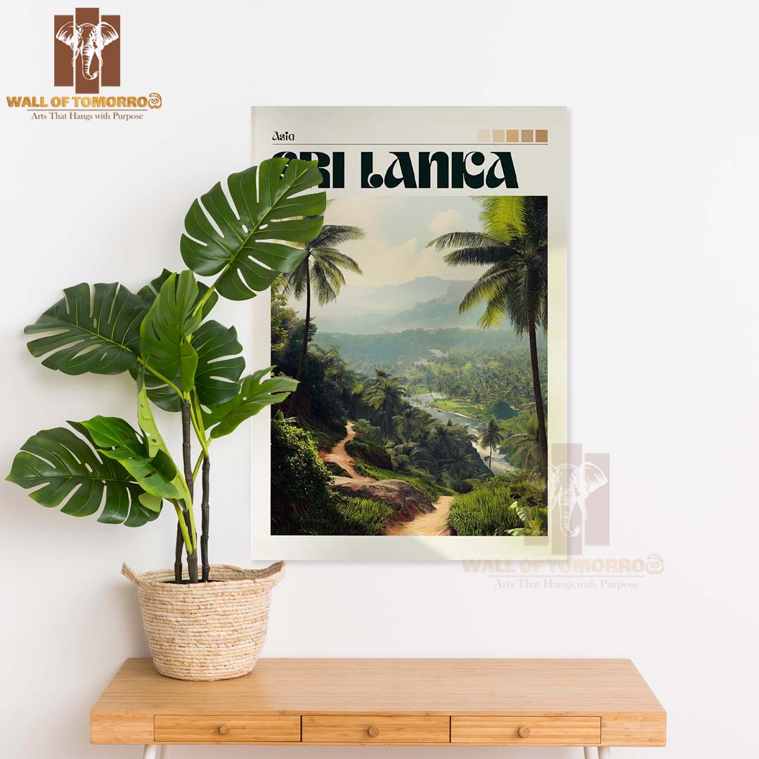 Asia Sri Lanka Travel High Quality Unframed Poster Print & Laminated Poster Print Wall Décor