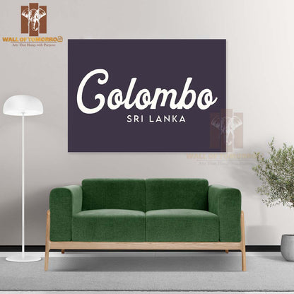 Colombo Sri Lanka Travel High Quality Unframed Poster Print & Laminated Poster Print Wall Décor
