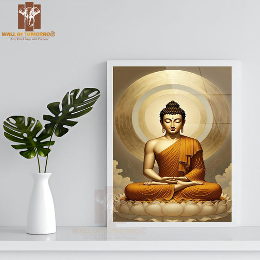Lord Buddha Religious High Quality Glass Frame Wall Décors in Sri Lanka
