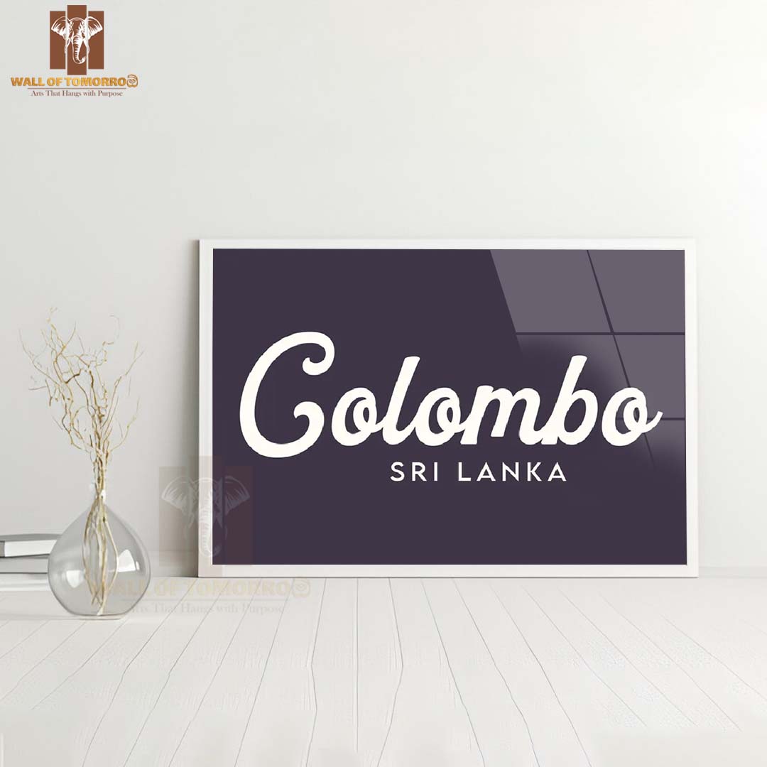Colombo, Sri Lanka Travel High Quality Glass Frame Wall Décor