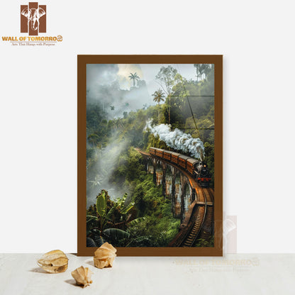 Sri Lanka Travel, Nine Arch Bridge High Quality Glass Frame Wall Décor
