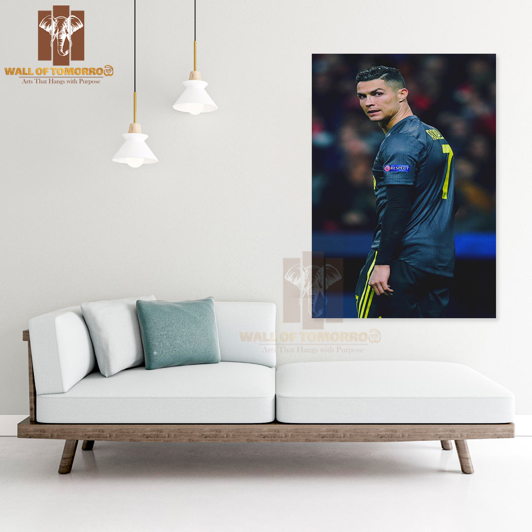Famous Soccer Player Athleticism and Iconic Playing Style High Quality Unframed Poster Print & Waterproof Poster Print Wall Décor
