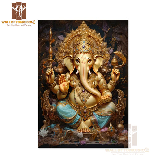 Lord Ganesha Religious High Quality Unframed Poster Print & Waterproof Poster Print Wall Décor in Sri Lanka