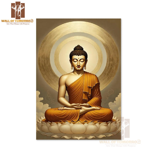 Lord Buddha Religious High Quality Unframed Poster Print & Waterproof Poster Print Wall Décor in Sri Lanka