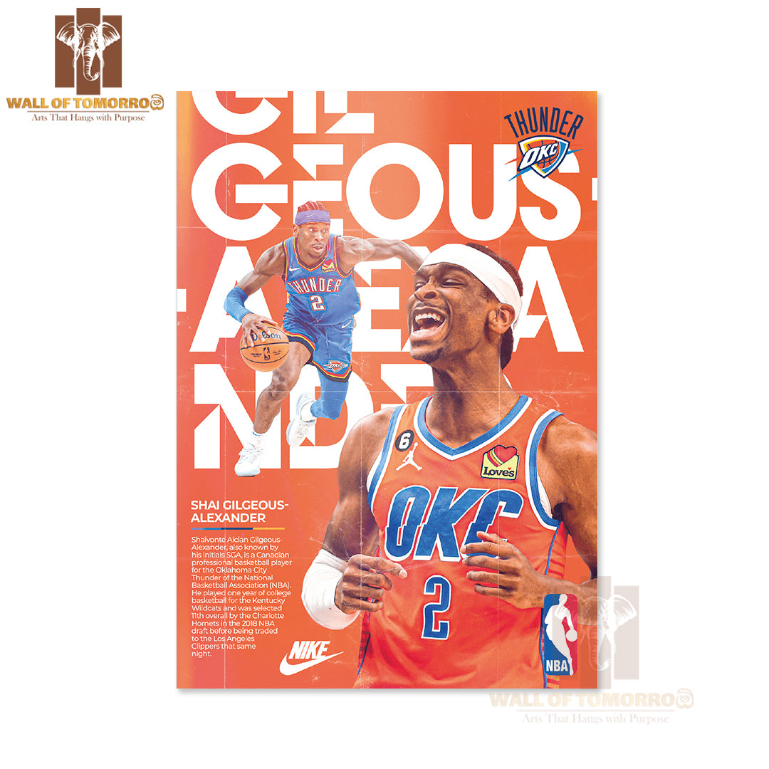 Famous Basketball Team Player Sports High Quality Unframed Poster Print & Waterproof Poster Print Wall Décor