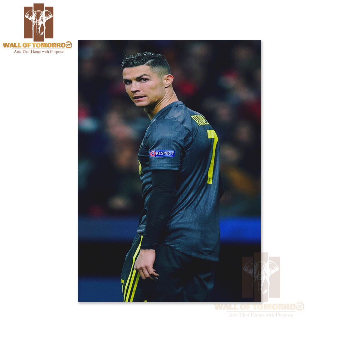 Famous Soccer Player Athleticism and Iconic Playing Style High Quality Unframed Poster Print & Waterproof Poster Print Wall Décor
