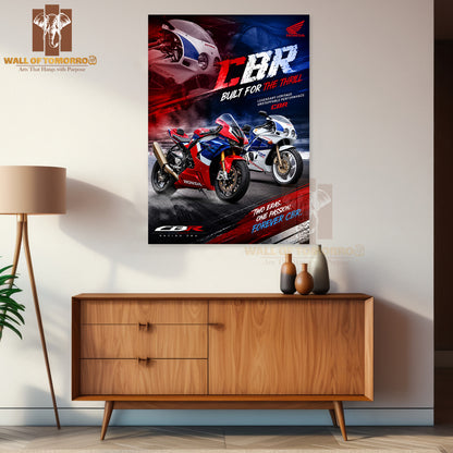 Honda CBR Bike High Quality Unframed Poster Print & Waterproof Poster Print Wall Décor in Sri Lanka