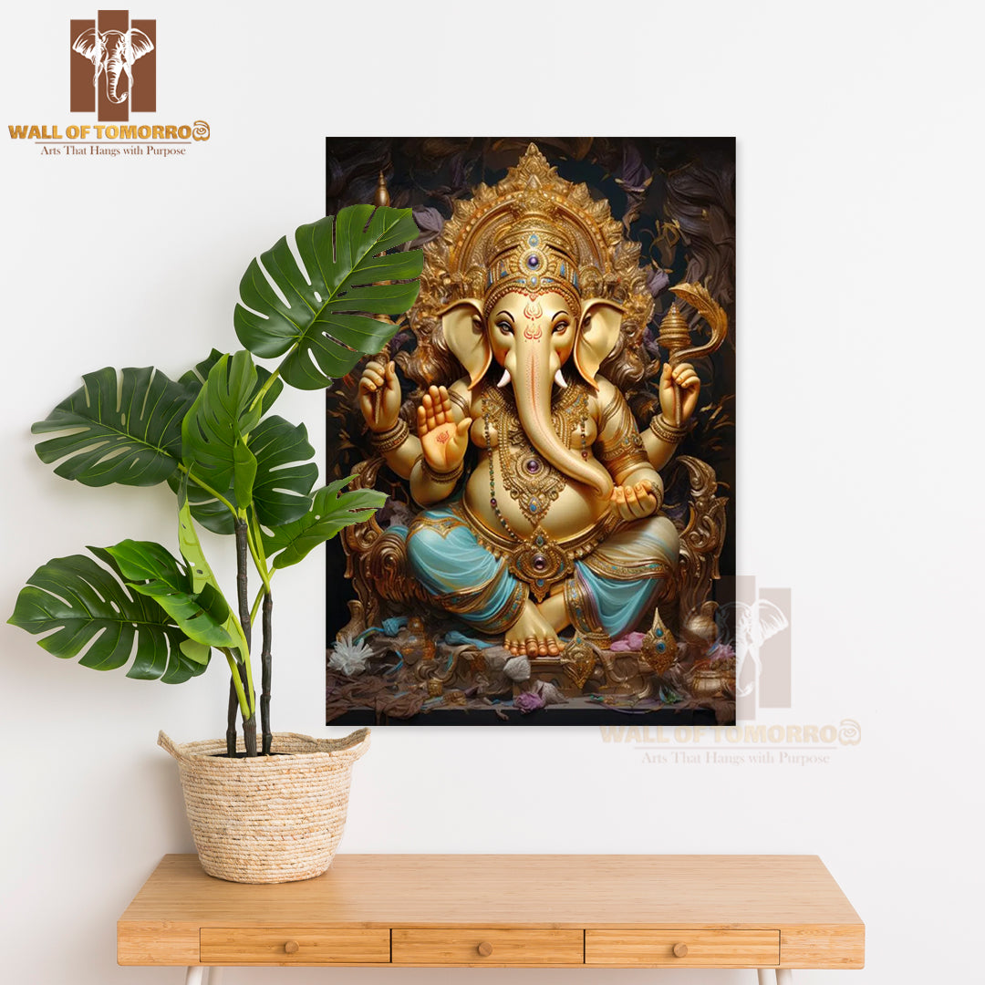 Lord Ganesha Religious High Quality Unframed Poster Print & Waterproof Poster Print Wall Décor in Sri Lanka