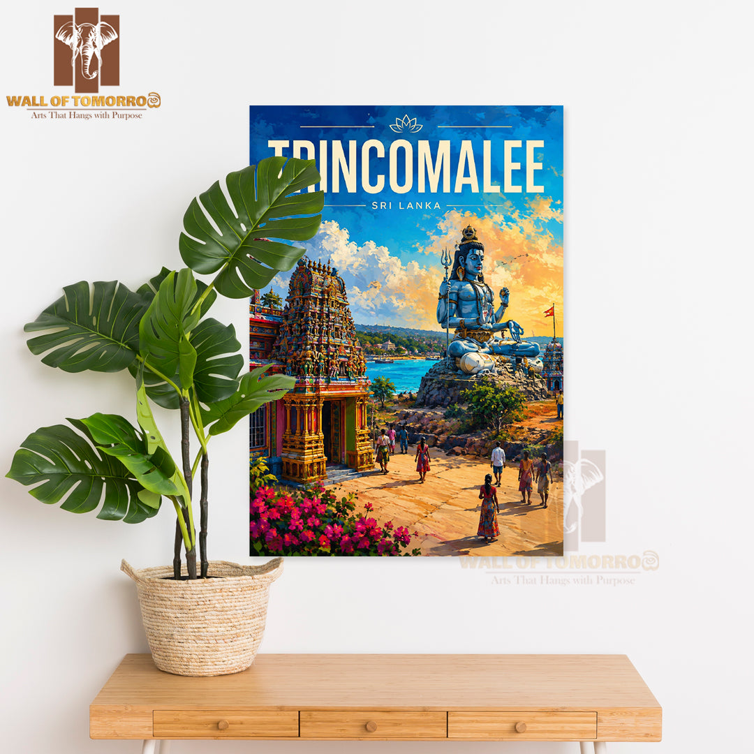 Trincomalee Sri Lanka Travel High Quality Unframed Poster Print & Laminated Poster Print Wall Décor