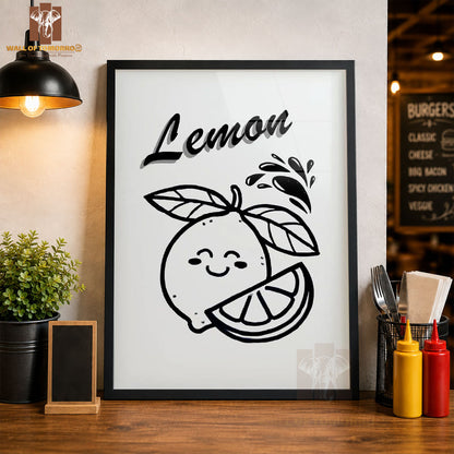 Lemon Art Kitchen & Restaurant High Quality Glass Frame Wall Décors in Sri Lanka