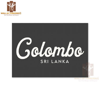 Colombo Sri Lanka Travel High Quality Unframed Poster Print & Laminated Poster Print Wall Décor