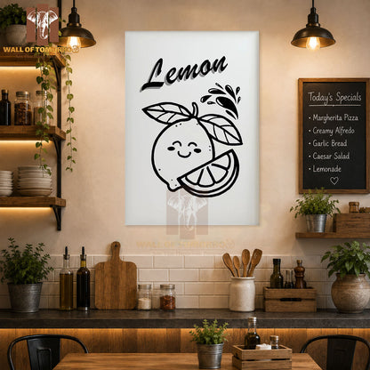 Lemon Art Kitchen & Restaurant High Quality Unframed Poster Print & Waterproof Poster Print Wall Décor in Sri Lanka