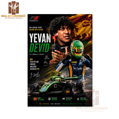 Yevan Devid Sri Lanknkan F3 Driver High Quality Unframed Poster Print & Waterproof Poster Print Wall Décor