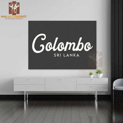 Colombo Sri Lanka Travel High Quality Unframed Poster Print & Laminated Poster Print Wall Décor