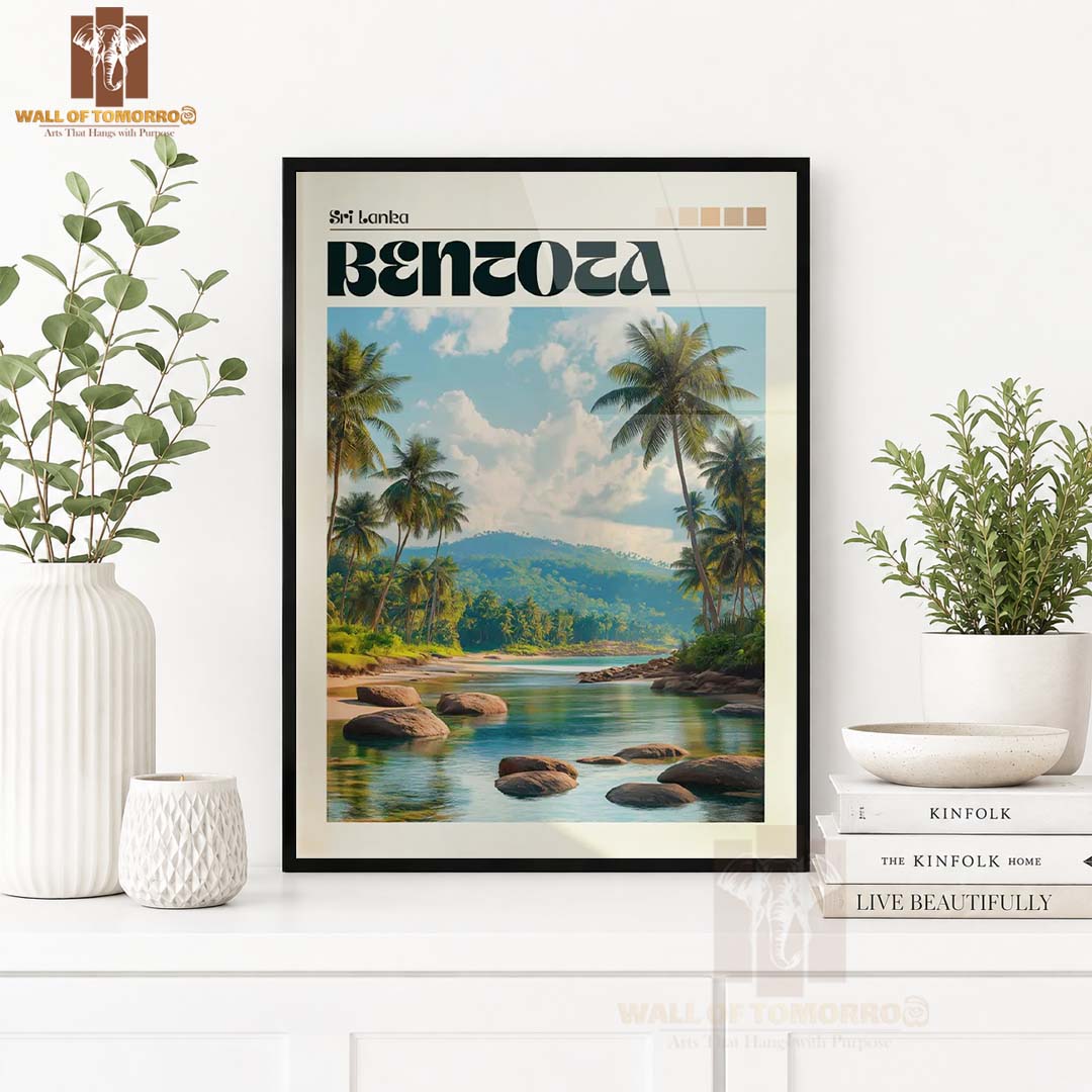 Benetota, Sri Lanka Travel High Quality Glass Frame Wall Décor
