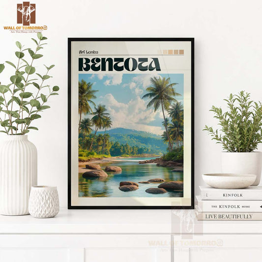 Benetota, Sri Lanka Travel High Quality Glass Frame Wall Décor