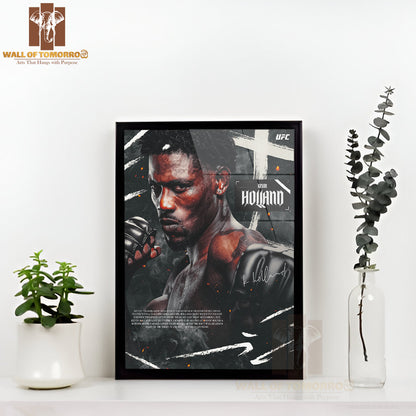 Kevin UFC Heavyweight Sports High Quality Glass Frame Wall Décor