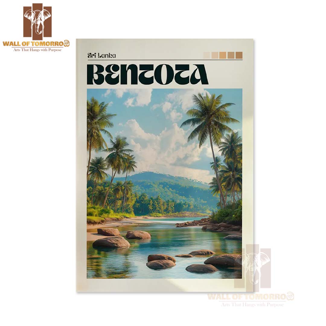 Benetota, Sri Lanka Travel High Quality Unframed Poster Print & Laminated Poster Print Wall Décor