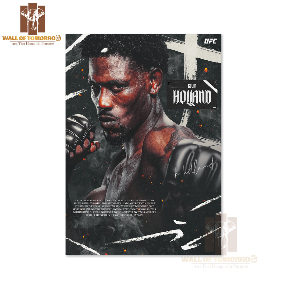 Kevin UFC Heavyweight Sports High Quality Unframed Poster Print & Waterproof Poster Print Wall Décor
