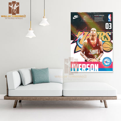 Famous Basketball Team Player in Action Sports High Quality Unframed Poster Print & Waterproof Poster Print Wall Décor