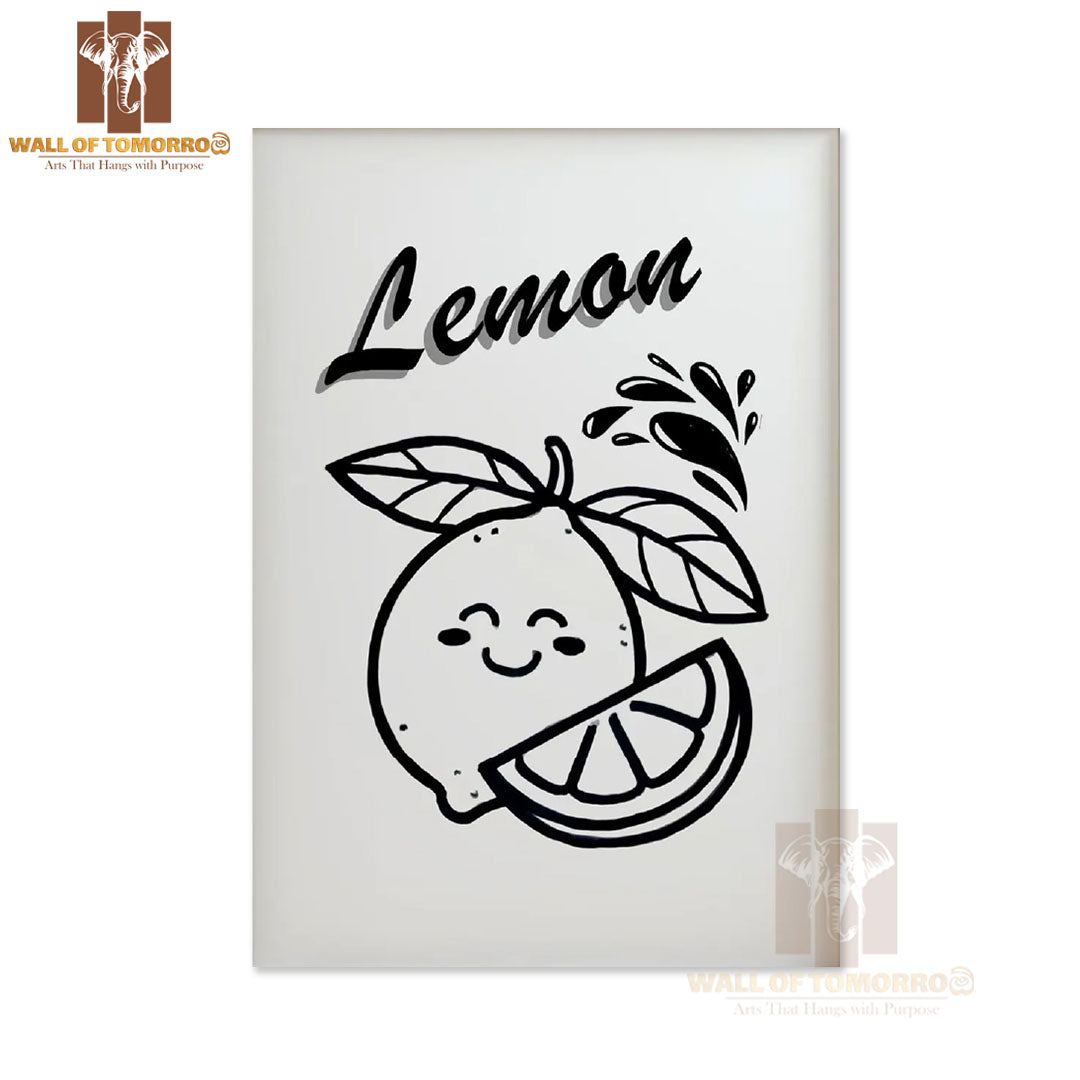 Lemon Art Kitchen & Restaurant High Quality Unframed Poster Print & Waterproof Poster Print Wall Décor in Sri Lanka