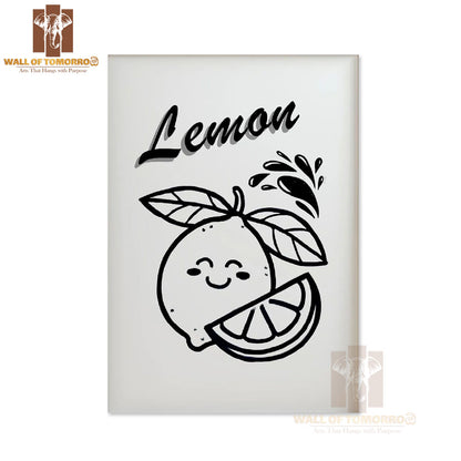 Lemon Art Kitchen & Restaurant High Quality Unframed Poster Print & Waterproof Poster Print Wall Décor in Sri Lanka