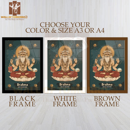 Brahma Religious High Quality Glass Frame Wall Décors in Sri Lanka