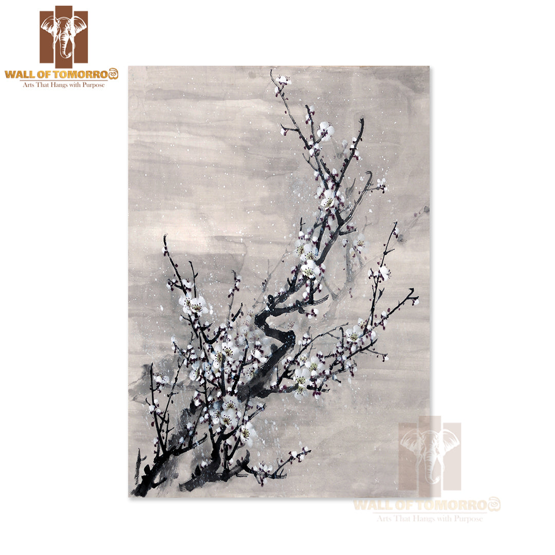 Plum Blossom Traditional Chinese Painting High Quality Unframed Poster Print & Waterproof Poster Print Wall Décor