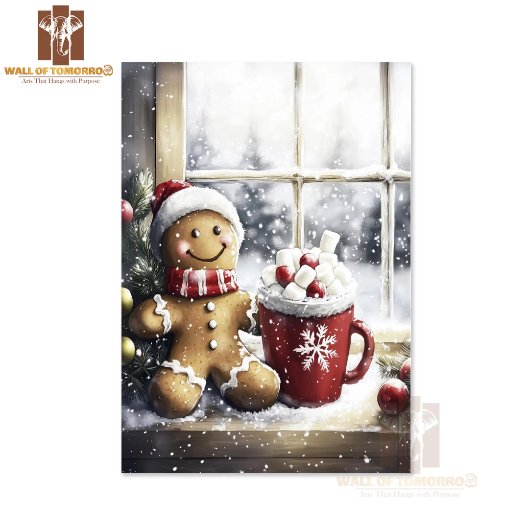 The Season Gingerbread Coffee High Quality Unframed Poster Print & Waterproof Poster Print Wall Décor