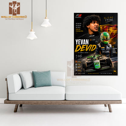Yevan Devid Sri Lanknkan F3 Driver High Quality Unframed Poster Print & Waterproof Poster Print Wall Décor