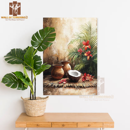 Sri Lankan Kitchen Art High Quality Unframed Poster Print & Waterproof Poster Print Wall Décor