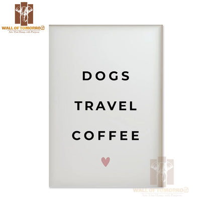 Dogs, Travel, Coffee Kitchen & Restaurant High Quality Unframed Poster Print & Waterproof Poster Print Wall Décor in Sri Lanka