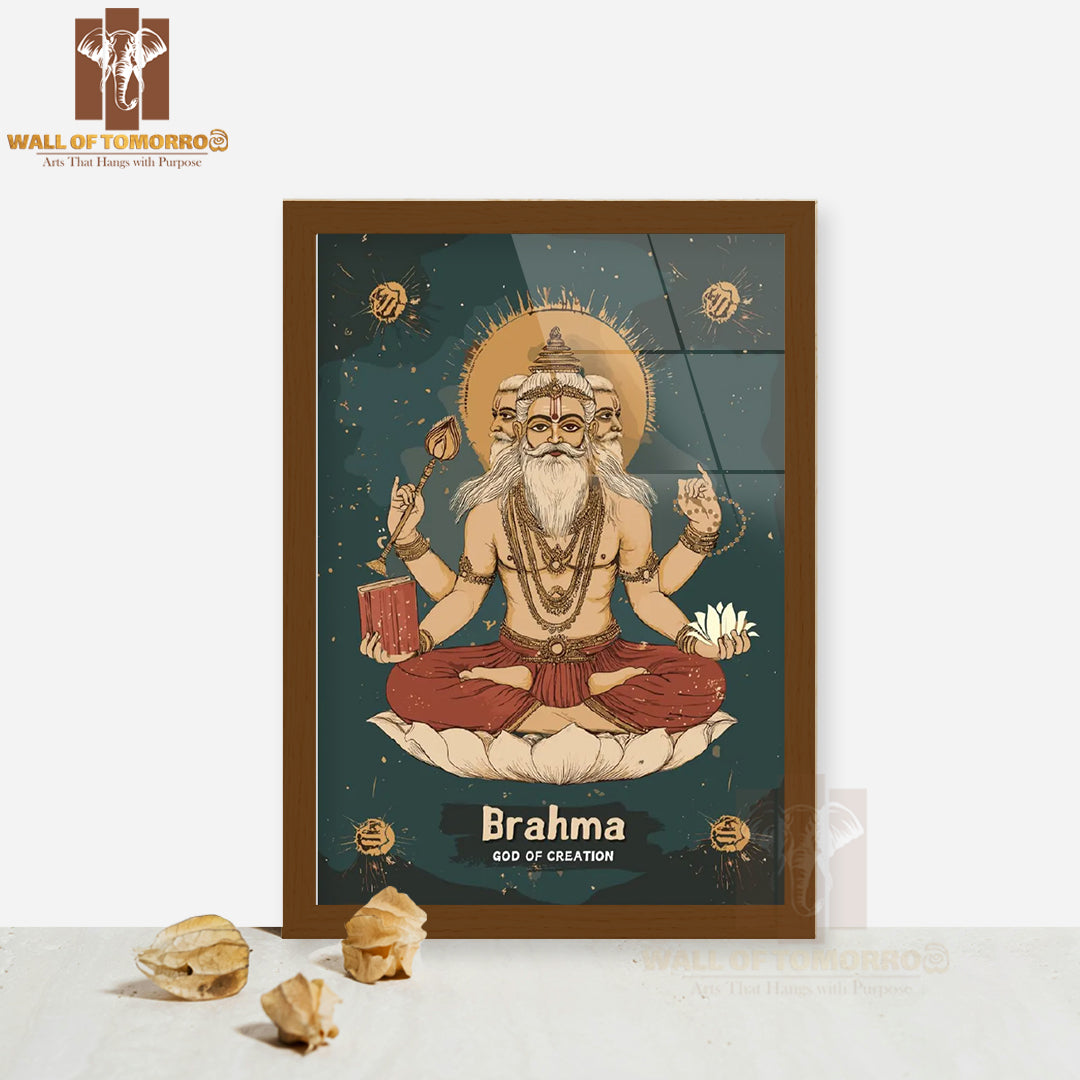 Brahma Religious High Quality Glass Frame Wall Décors in Sri Lanka
