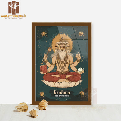 Brahma Religious High Quality Glass Frame Wall Décors in Sri Lanka