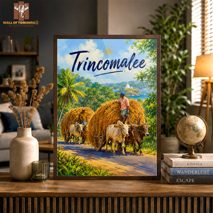 Trincomalee Sri Lanka Travel High Quality Glass Frame Wall Décor