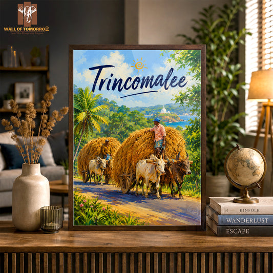 Trincomalee Sri Lanka Travel High Quality Glass Frame Wall Décor