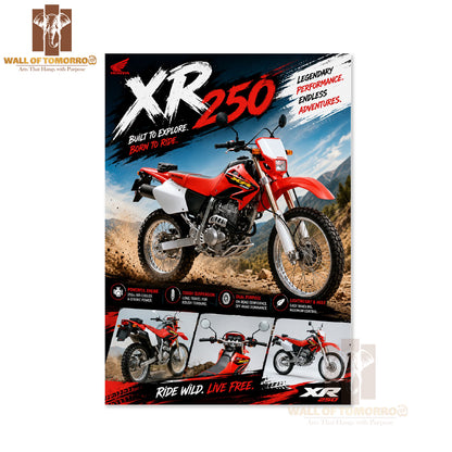 Honda XR Bike High Quality Unframed Poster Print & Waterproof Poster Print Wall Décor in Sri Lanka (Copy)