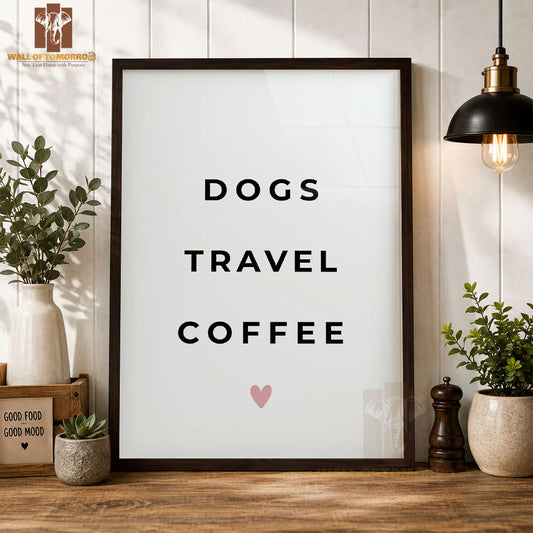 Dogs, Travel, Coffee Kitchen & Restaurant High Quality Glass Frame Wall Décors in Sri Lanka