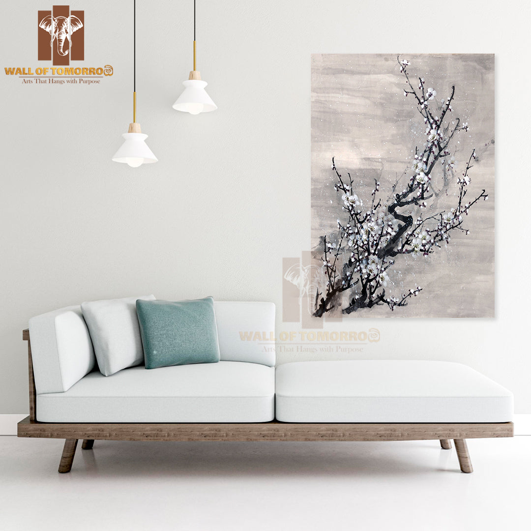Plum Blossom Traditional Chinese Painting High Quality Unframed Poster Print & Waterproof Poster Print Wall Décor