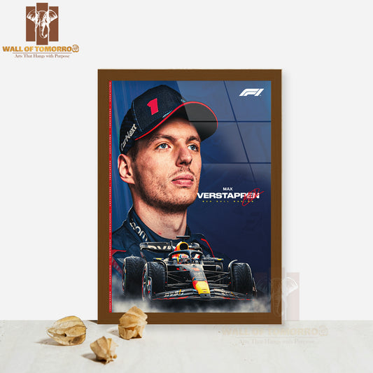 Most Famous Racing Driver Sports High Quality Glass Frame Wall Décor