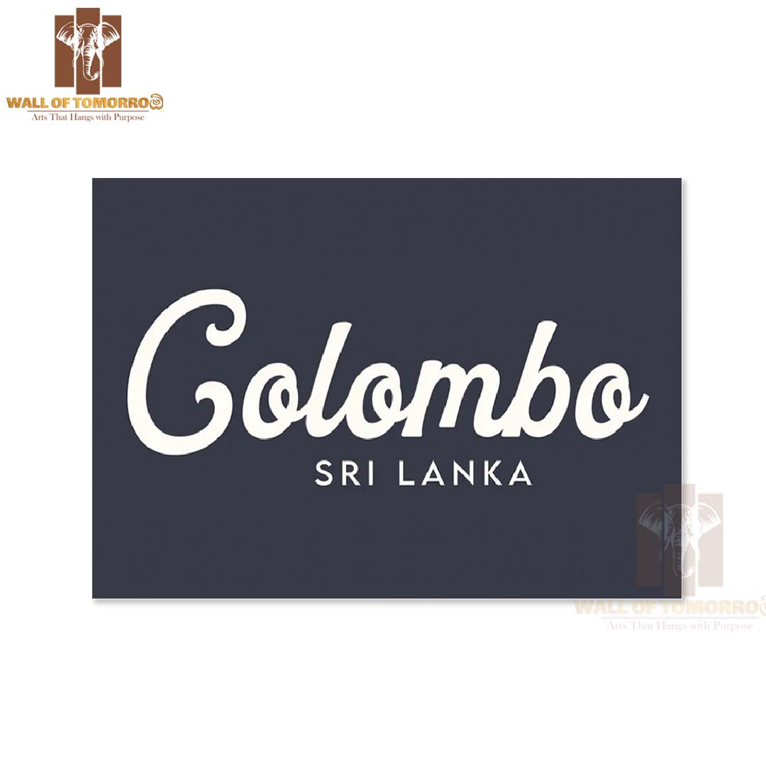 Colombo Sri Lanka Travel High Quality Unframed Poster Print & Laminated Poster Print Wall Décor