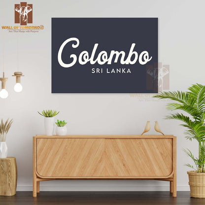 Colombo Sri Lanka Travel High Quality Unframed Poster Print & Laminated Poster Print Wall Décor