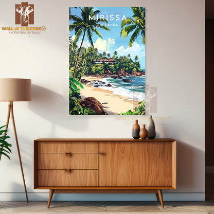 Sri Lanka, Mirissa Travel High Quality Unframed Poster Print & Waterproof Poster Print Wall Décor